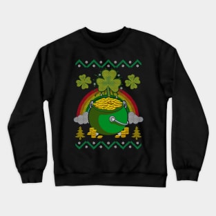 St Patricks Day Pot O Gold Crewneck Sweatshirt